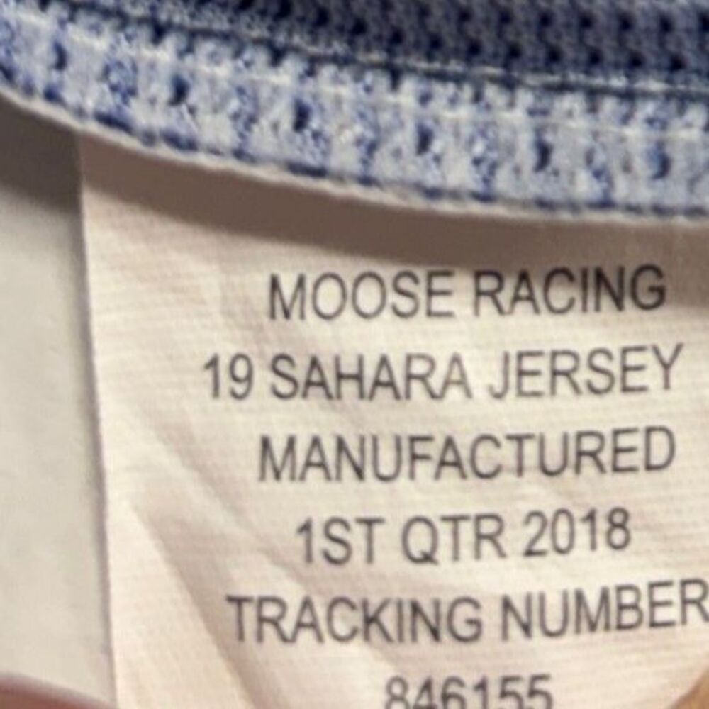 Vintage Moose Racing Sahara Vented Motocross Jersey 2XL & Pant 38 Set Y2KMX - Picture 8 of 14